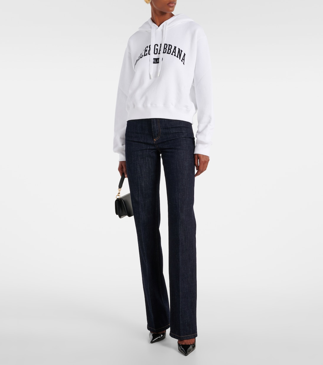 Felpa in cotone con cappuccio | Dolce&Gabbana