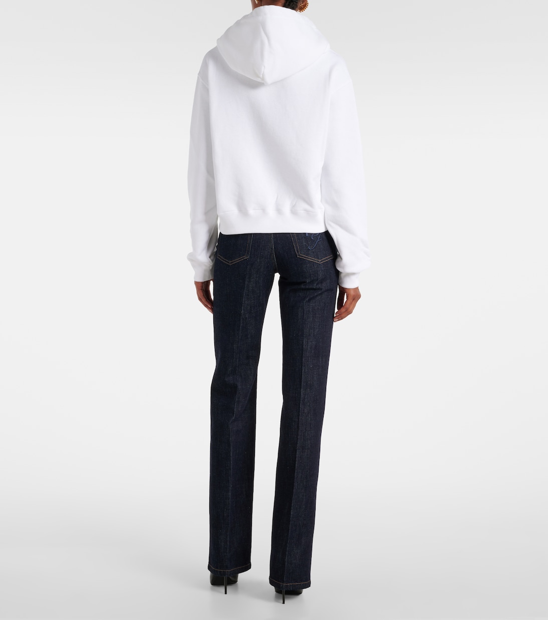 Felpa in cotone con cappuccio | Dolce&Gabbana