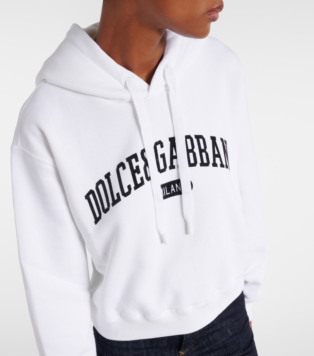 Felpa in cotone con cappuccio | Dolce&Gabbana