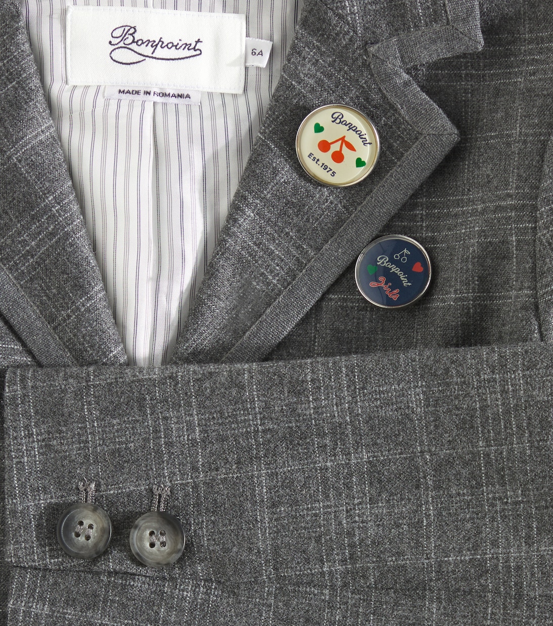 Blazer Ginevra en flanelle à carreaux | Bonpoint