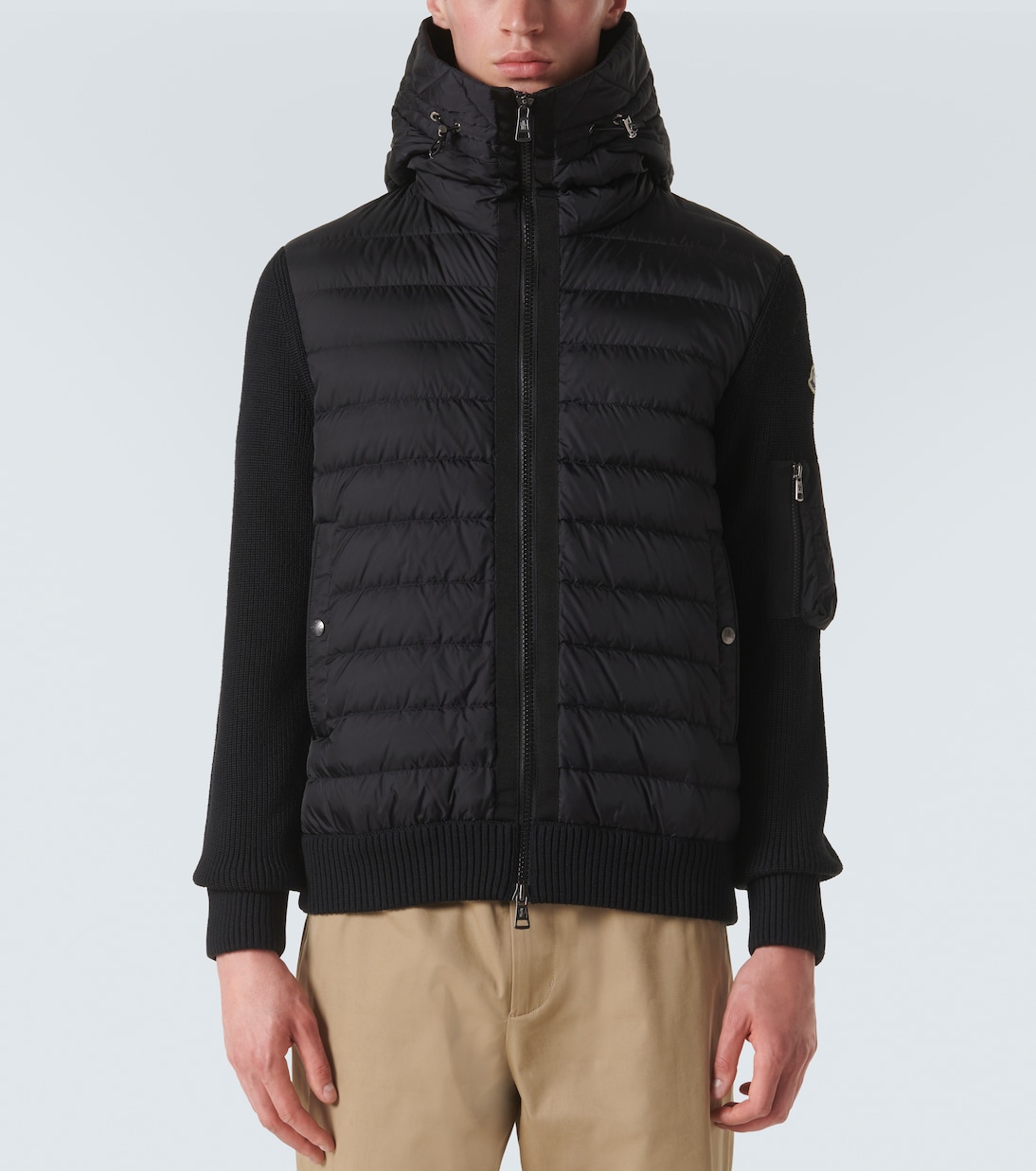 Daunenjacke aus einem Wollgemisch | Moncler