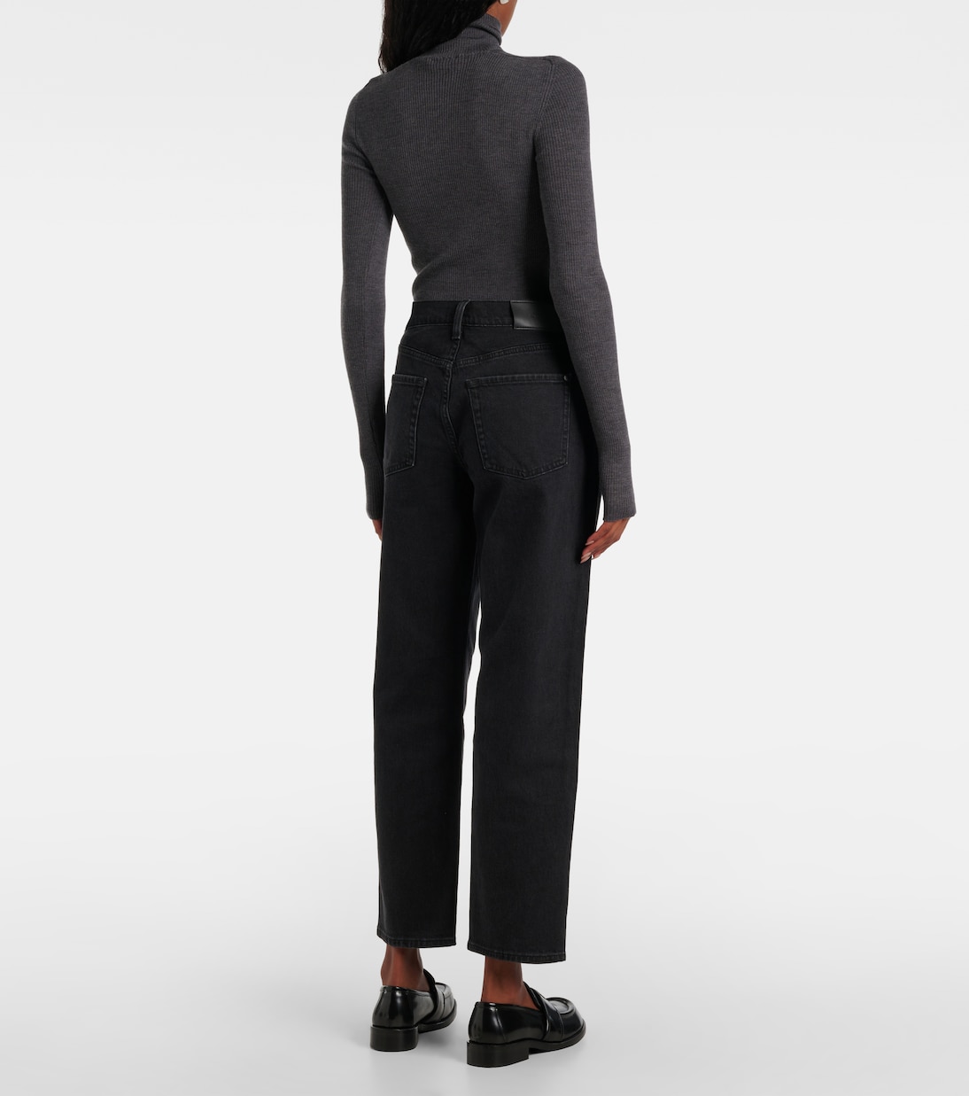 Julia mid-rise straight jeans | 7 For All Mankind