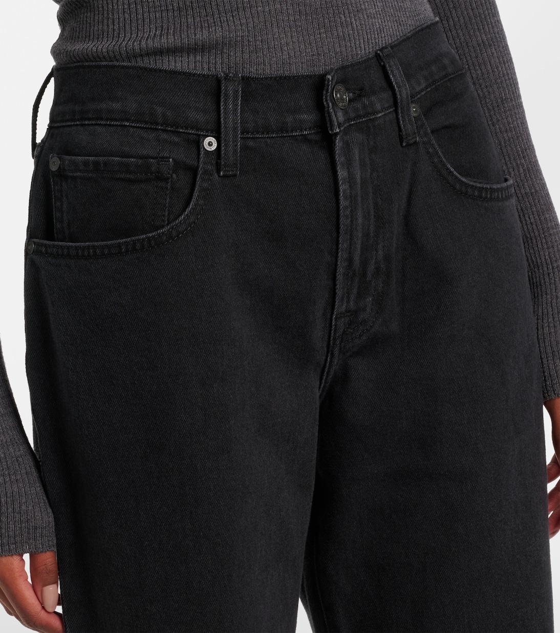 Julia mid-rise straight jeans | 7 For All Mankind