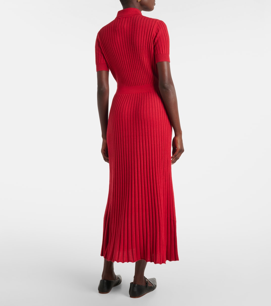 Vestido midi Amor de seda y cachemir | Gabriela Hearst