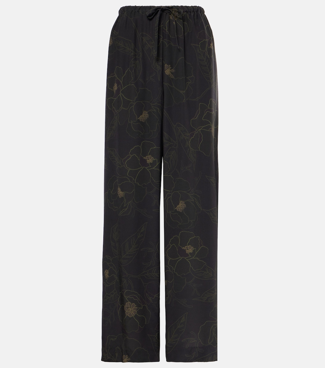 Gerade Hose aus Seide | Dries Van Noten