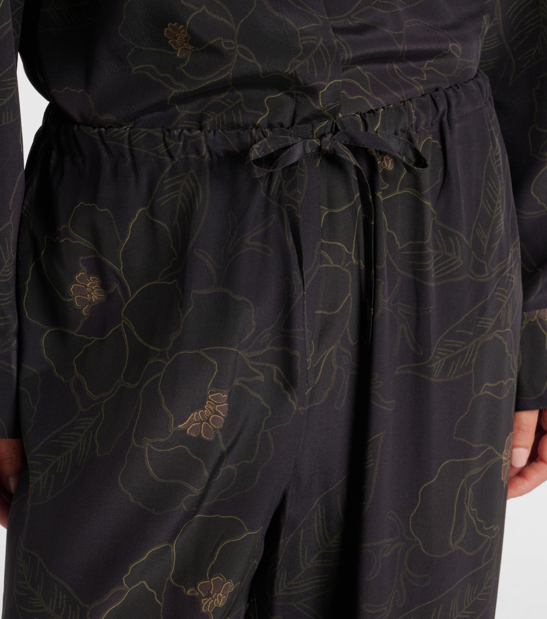 Gerade Hose aus Seide | Dries Van Noten