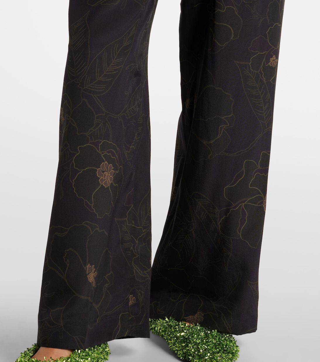 Gerade Hose aus Seide | Dries Van Noten