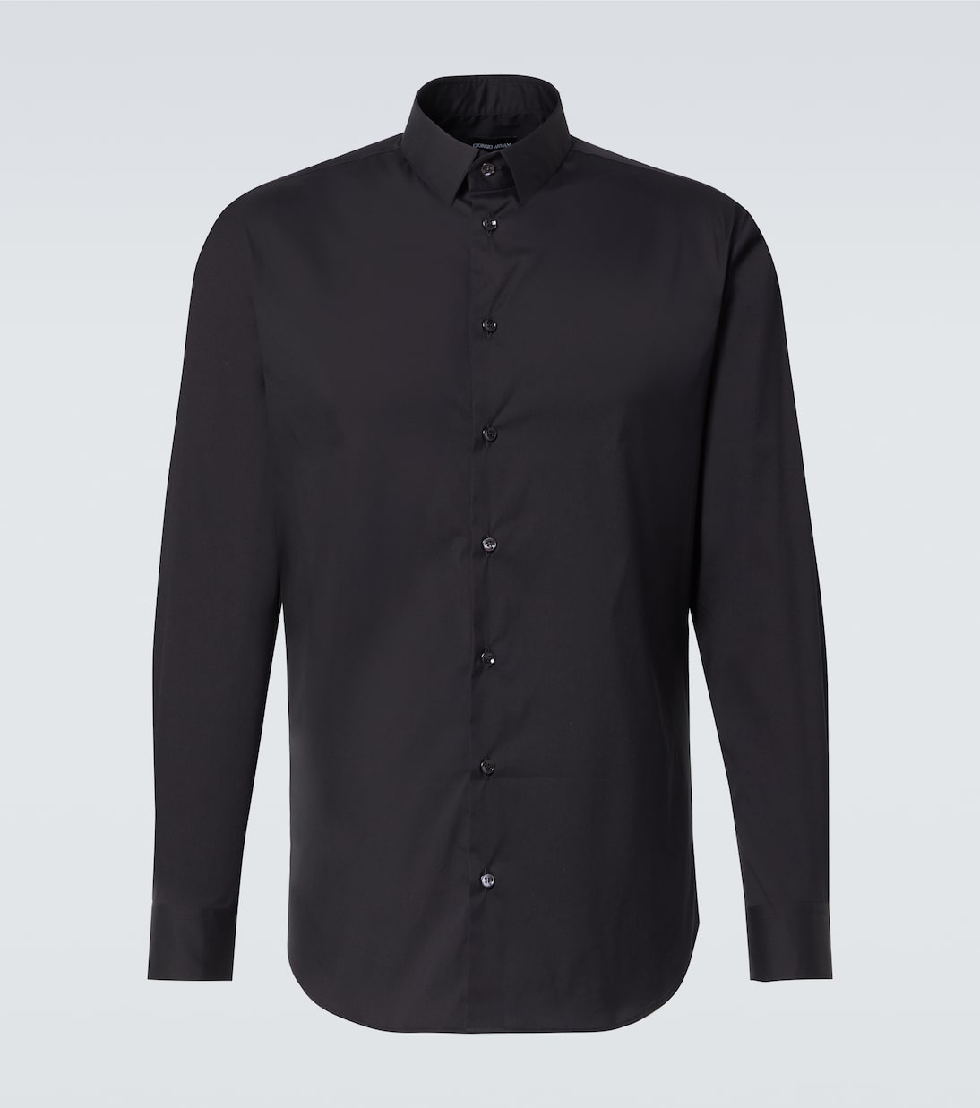 Camicia in popeline di misto cotone | Giorgio Armani