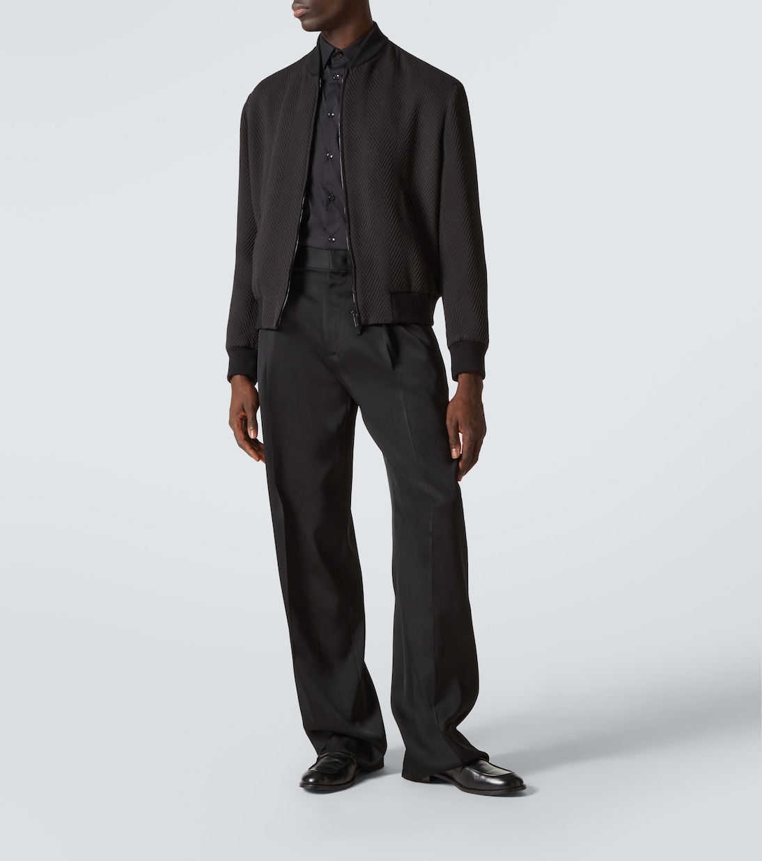 Camicia in popeline di misto cotone | Giorgio Armani