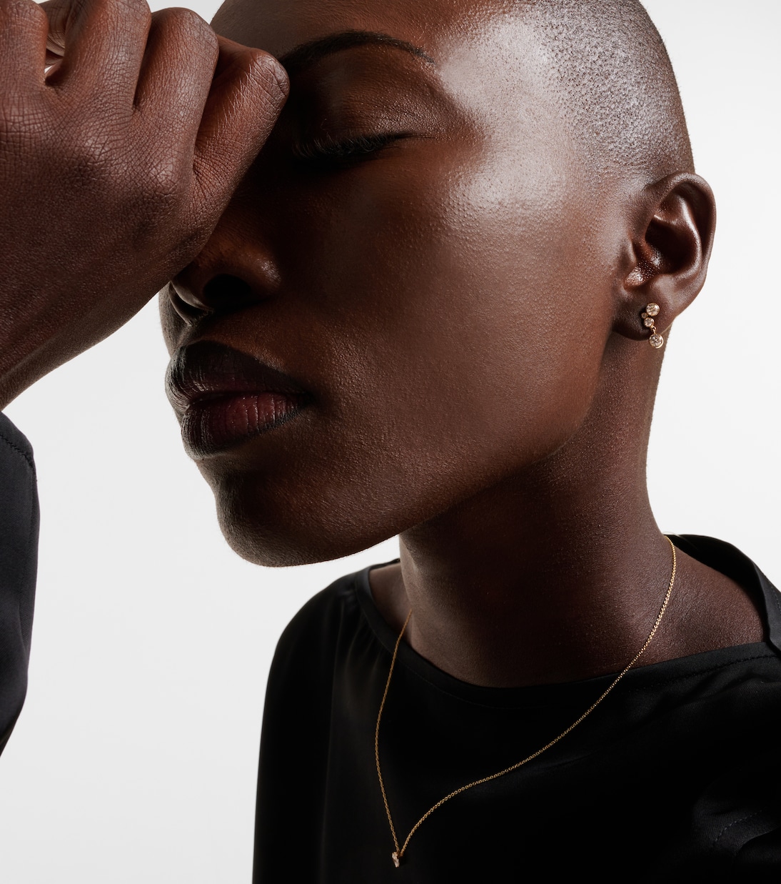 Stella Diamant 18kt gold single earring with diamonds | Sophie Bille Brahe