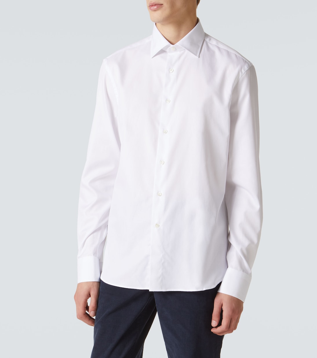 Hemd aus Baumwollpopeline | Canali