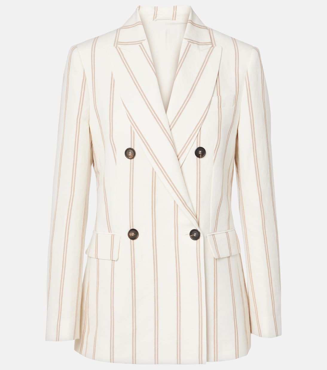 Blazer aus Leinen und Baumwolle | Brunello Cucinelli