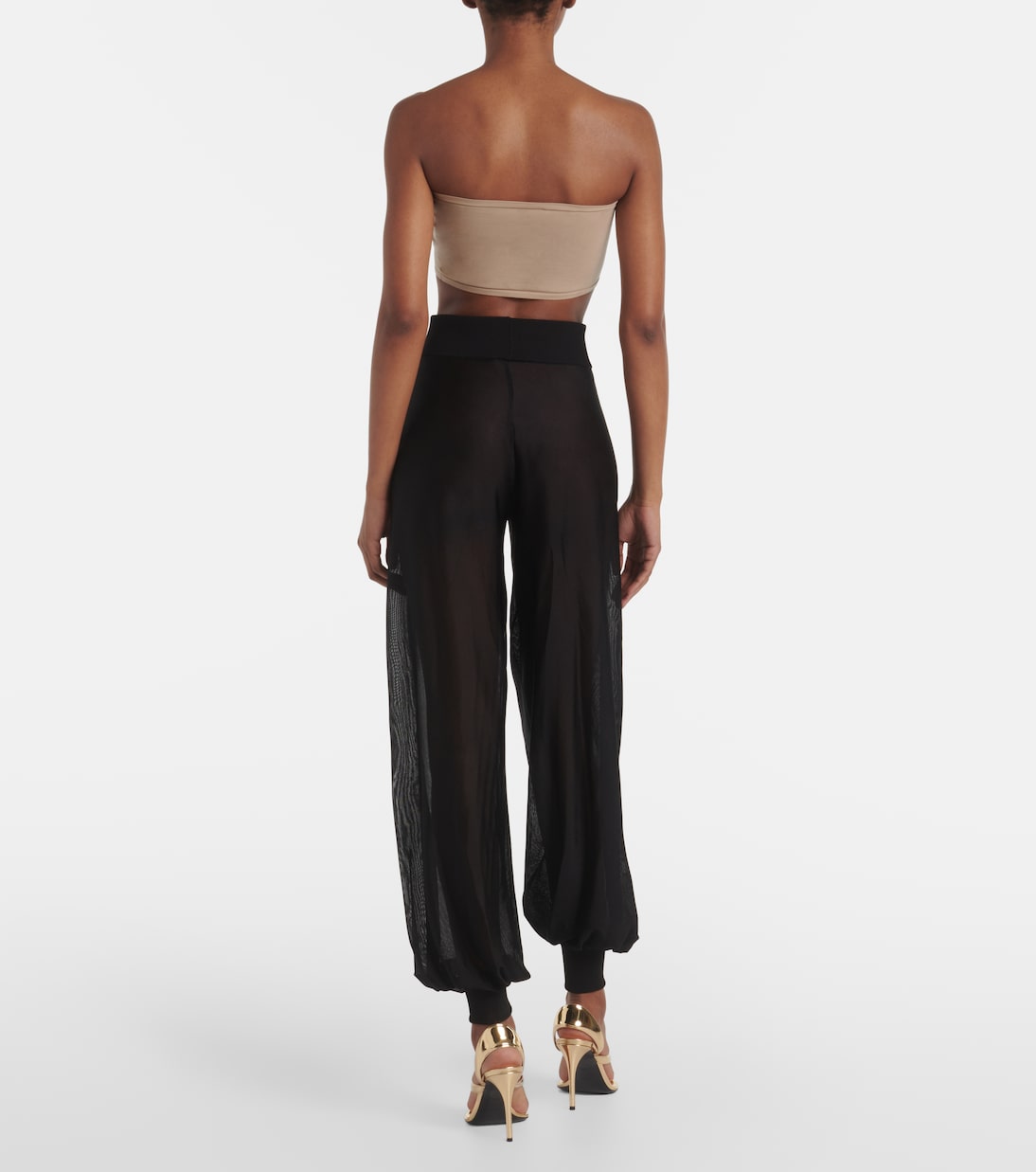 Pantalon ample à taille haute | Alaïa