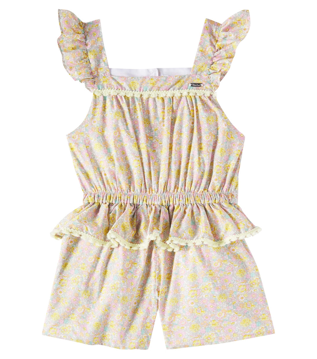 Jumpsuit corta in popeline di cotone | Patachou