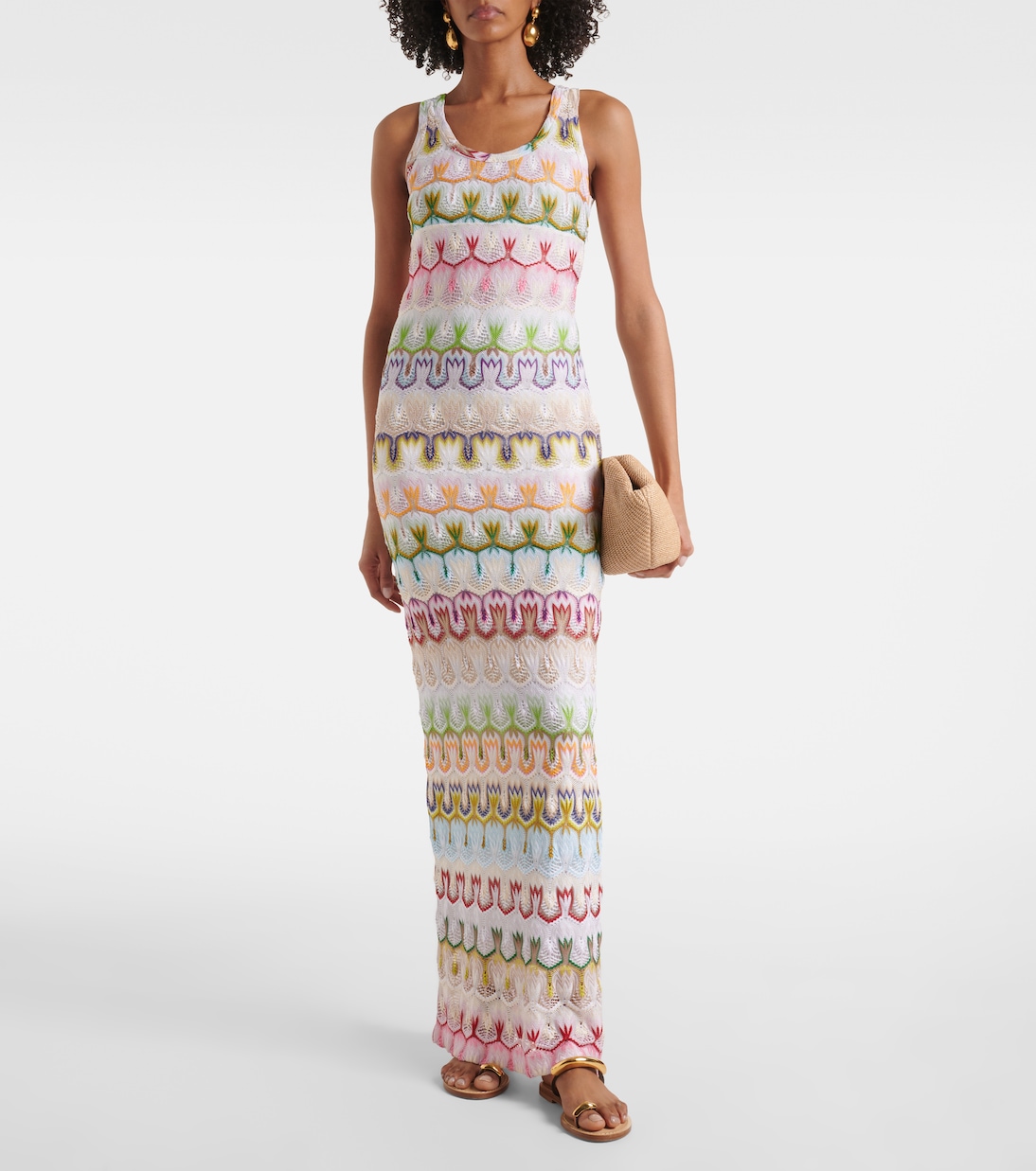Zigzag lamé minidress | Missoni