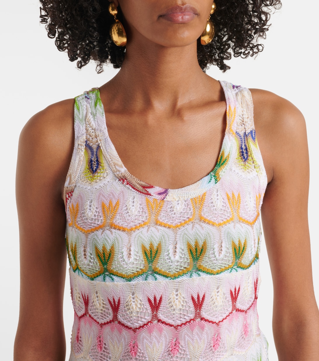 Zigzag lamé minidress | Missoni