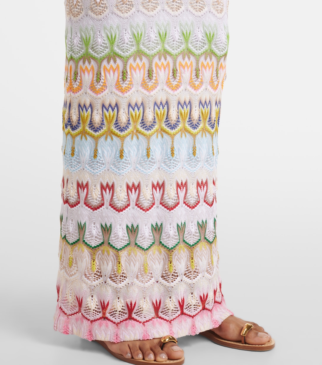 Zigzag lamé minidress | Missoni