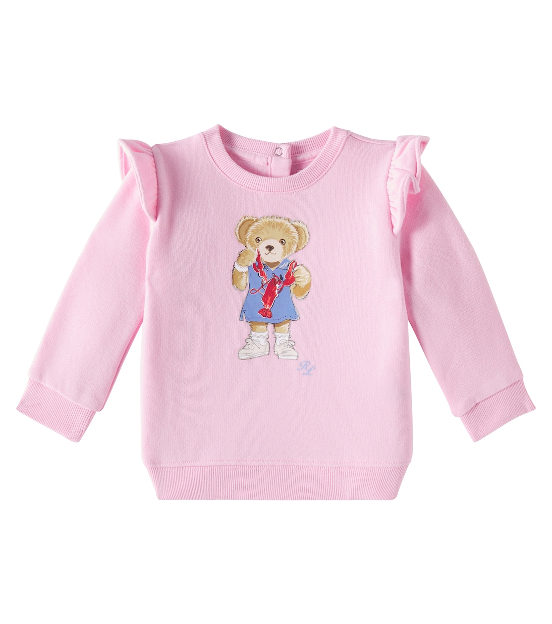 Baby printed cotton-blend jersey sweatshirt | Polo Ralph Lauren Kids