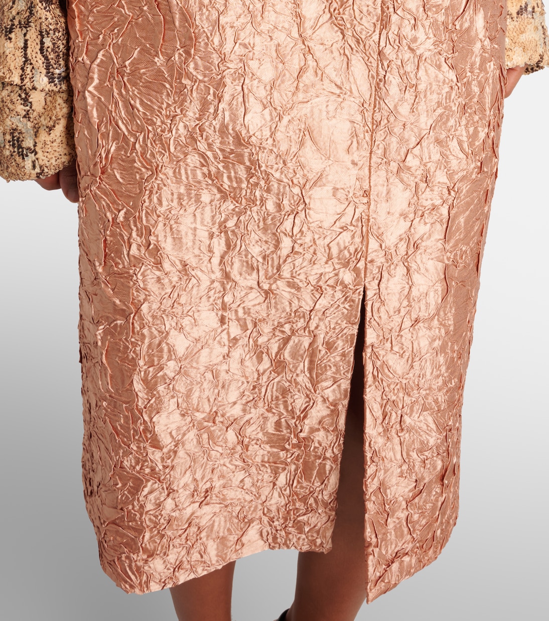 Gonna midi in lamé | Dries Van Noten