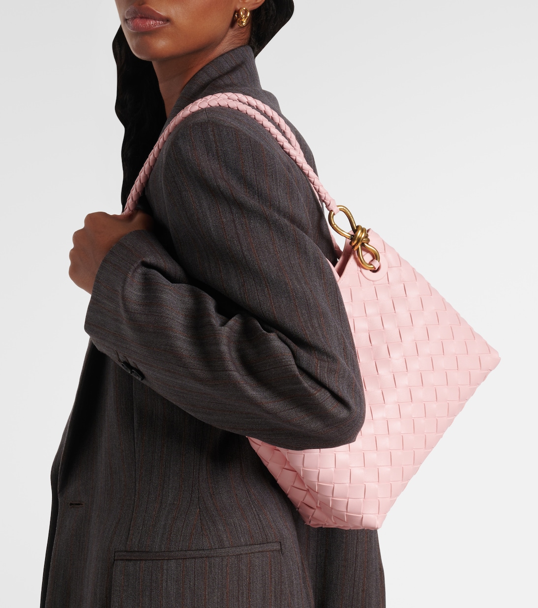 Tote Andiamo Small aus Leder | Bottega Veneta