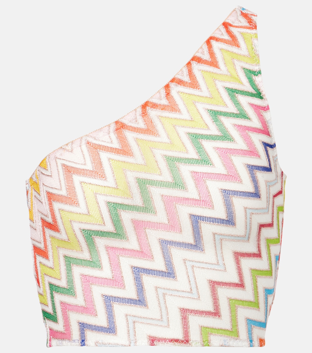 Top monospalla con lamé a zig-zag | Missoni