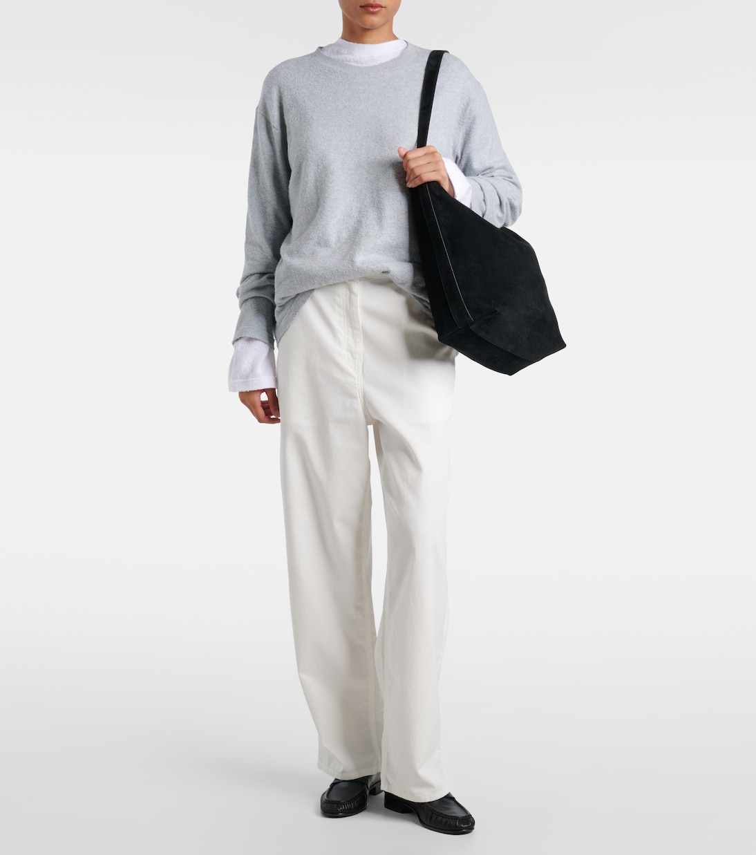 Tote Sac Supple aus Veloursleder | Aesther Ekme