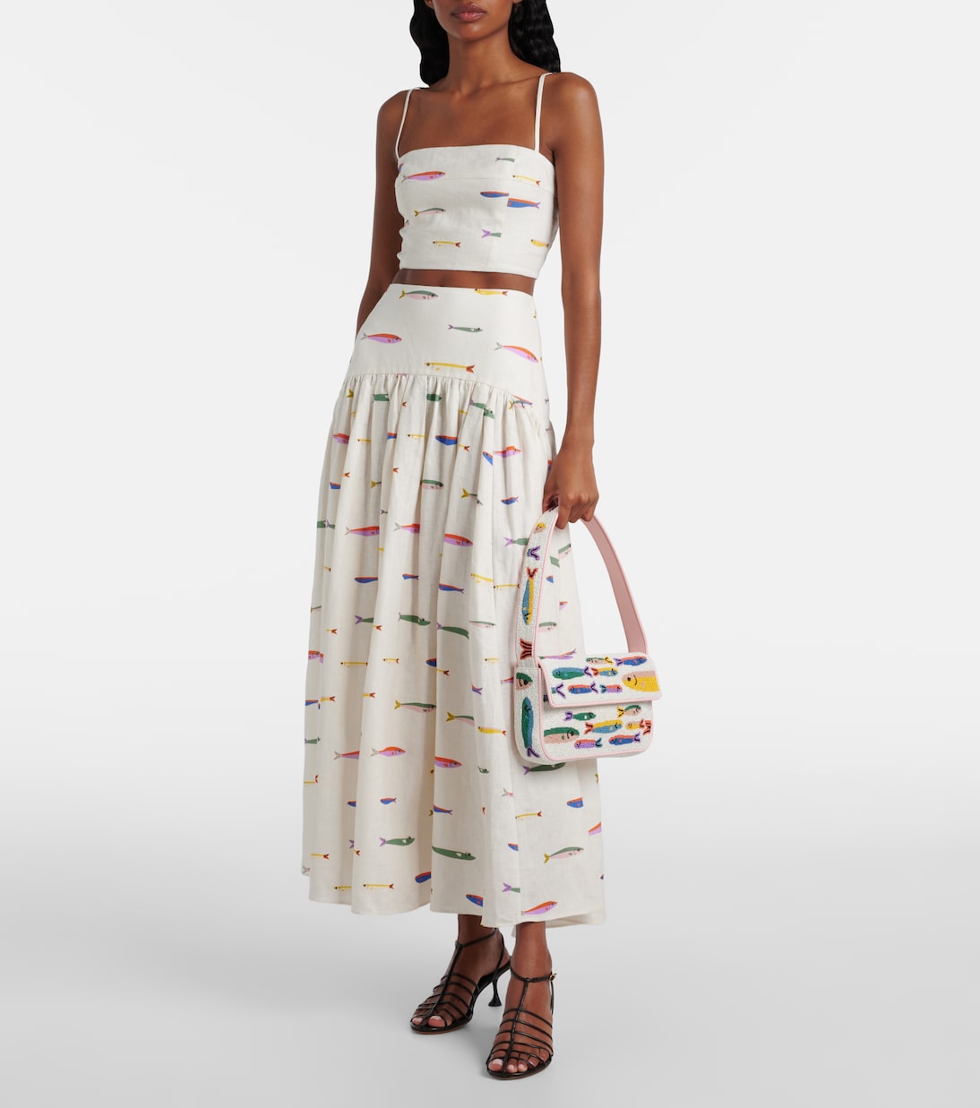 Verzierte Schultertasche Tommy | Staud