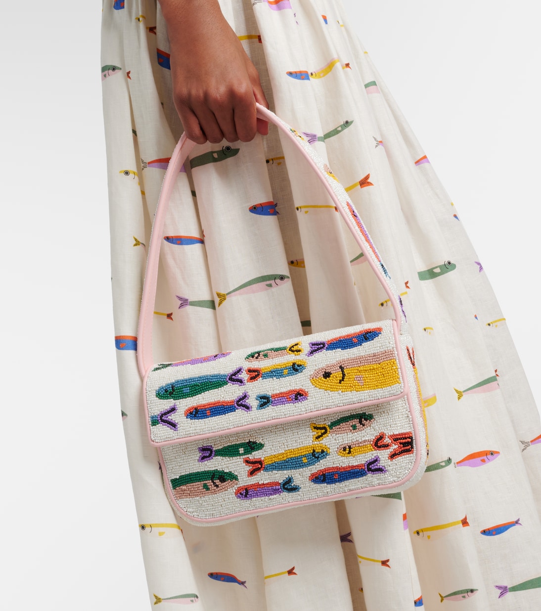 Verzierte Schultertasche Tommy | Staud