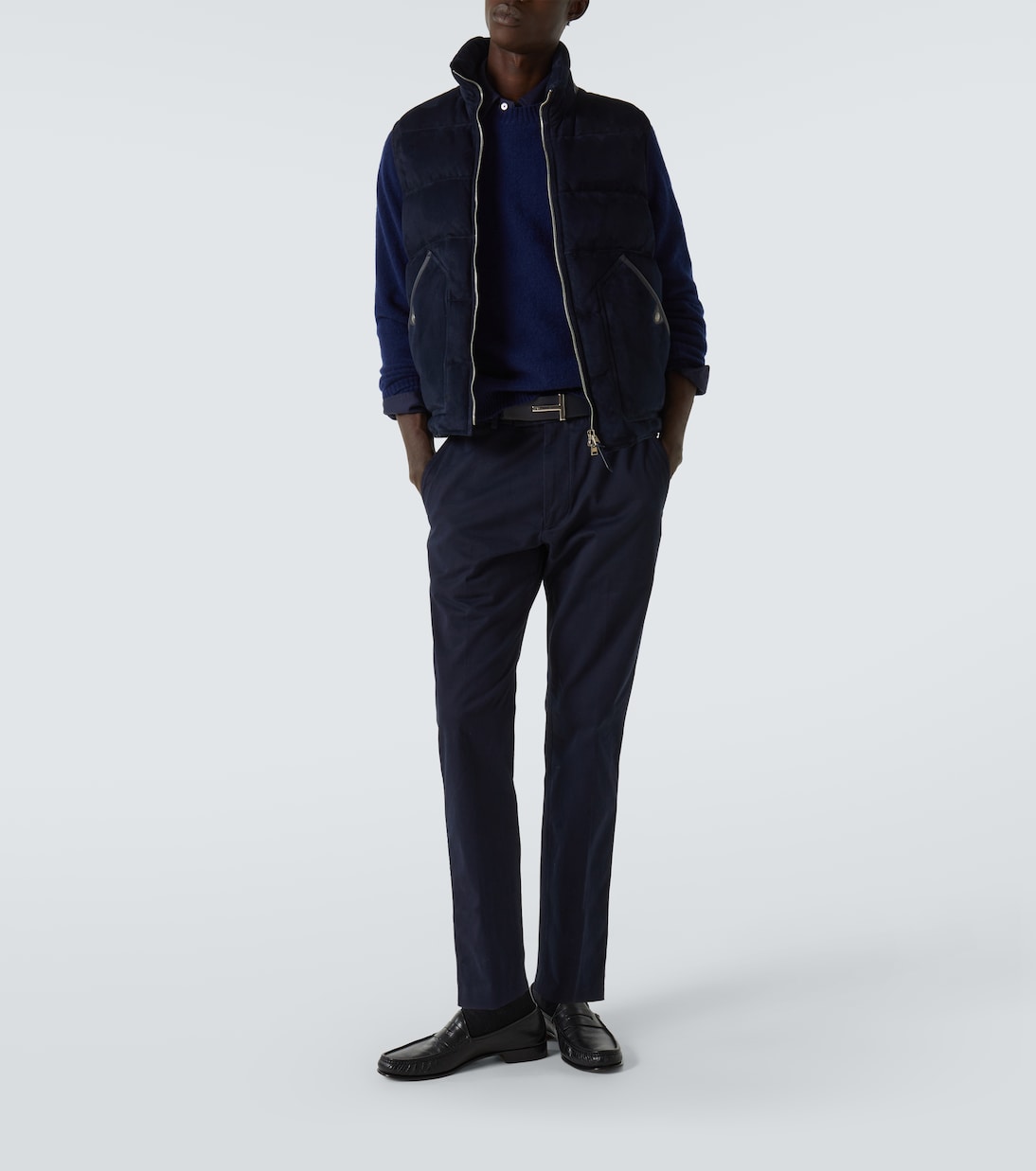 Gilet matelassé en daim | Tom Ford