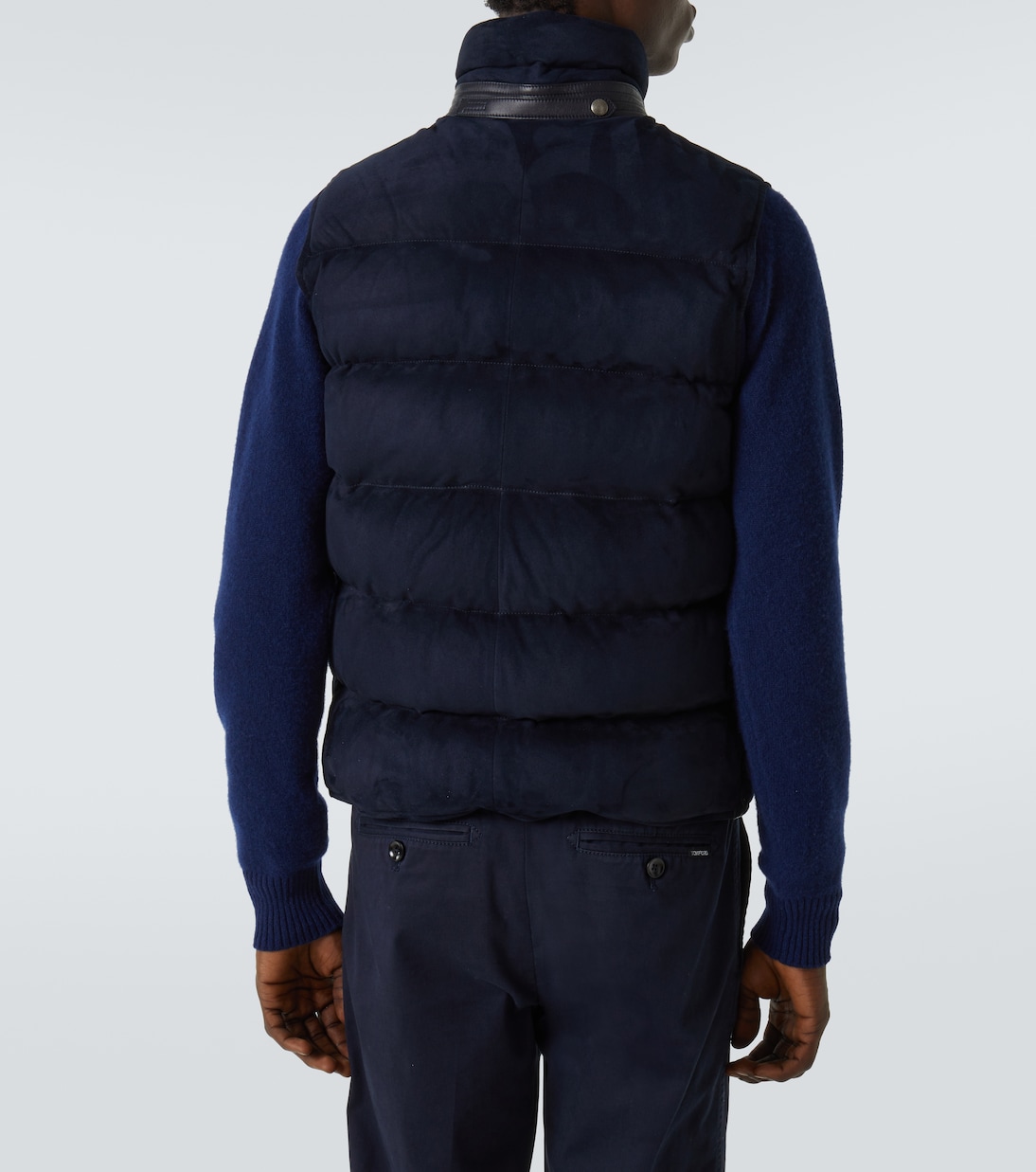 Gilet matelassé en daim | Tom Ford