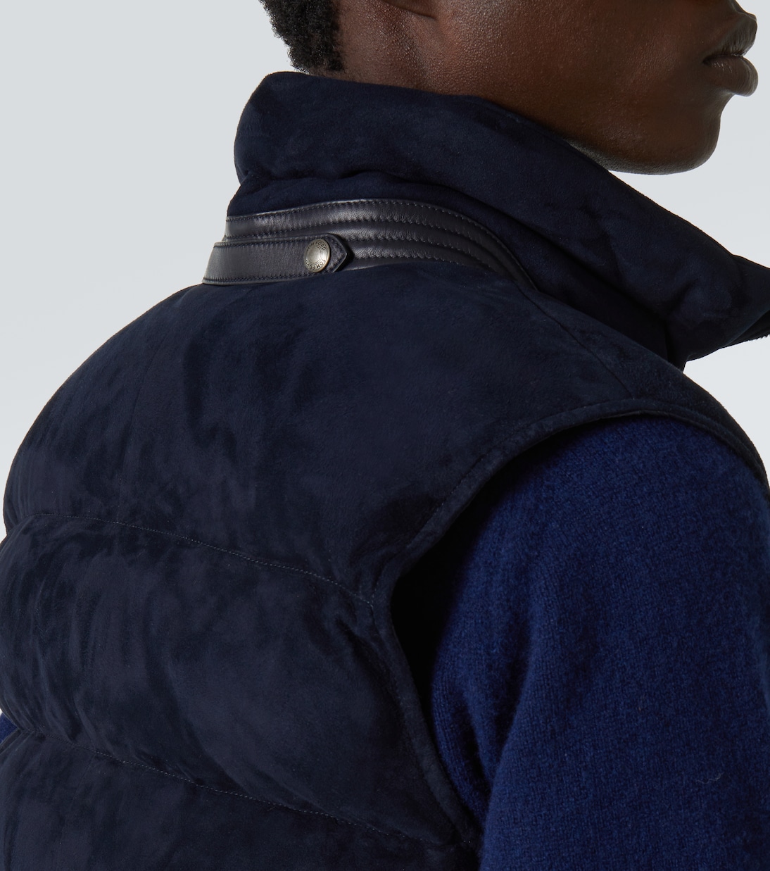 Gilet matelassé en daim | Tom Ford