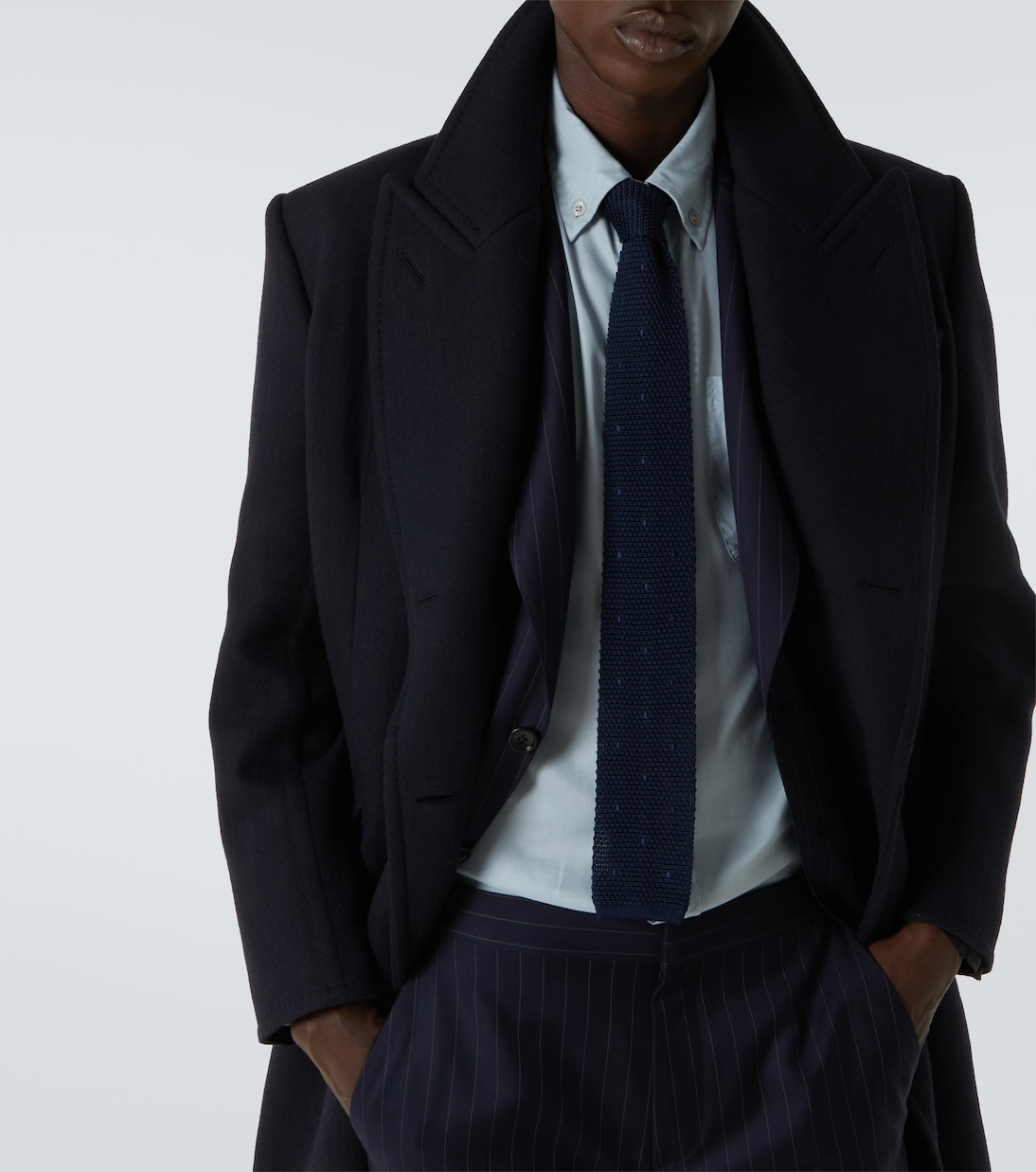 Waffle-knit silk tie | Tom Ford