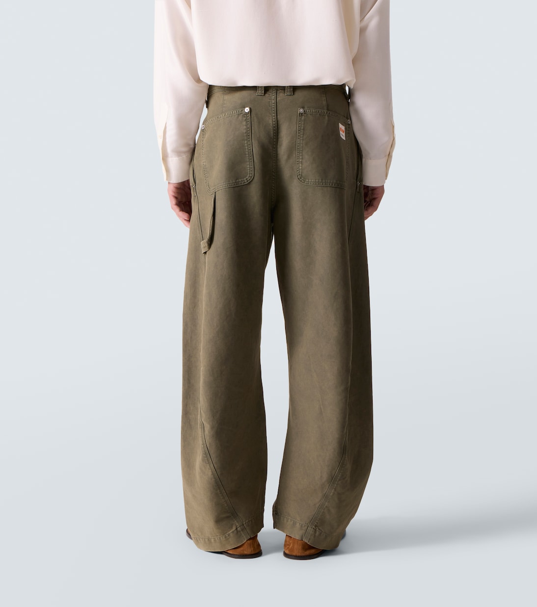 Pantalon ample Twisted Seam en coton | JW Anderson
