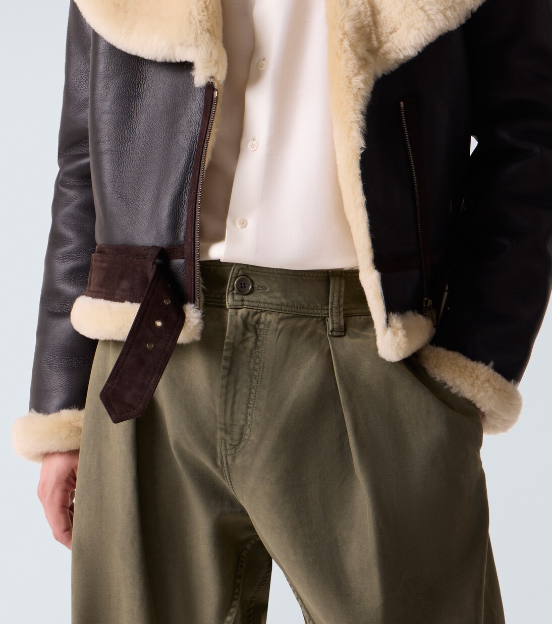 Pantalon ample Twisted Seam en coton | JW Anderson