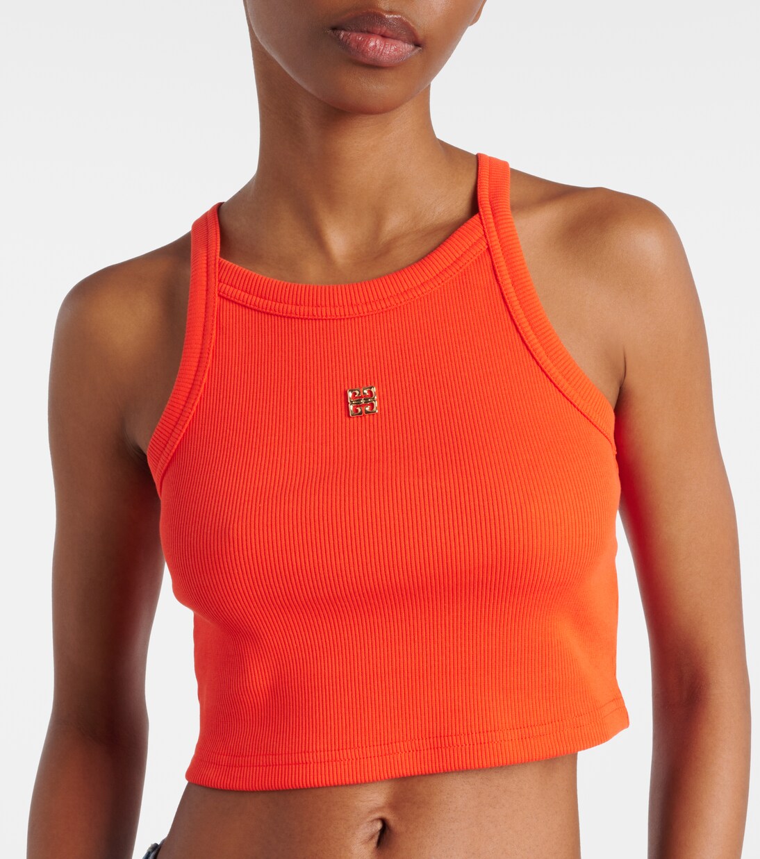 Top cropped in jersey di cotone | Givenchy