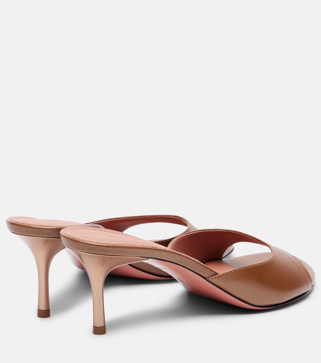 Mules Jeanne 60 in pelle | Amina Muaddi