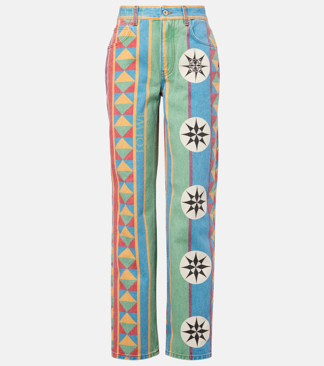 Paula's Ibiza - Jeans regular con stampa | Loewe