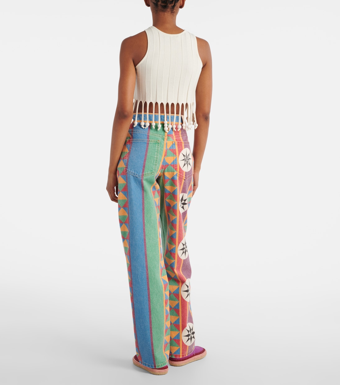 Paula's Ibiza - Jeans regular con stampa | Loewe