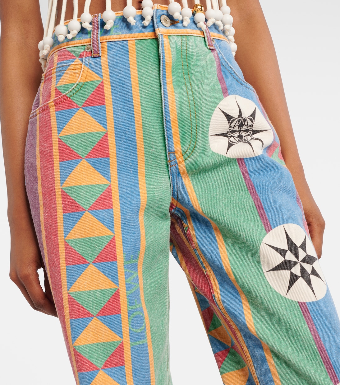 Paula's Ibiza - Jeans regular con stampa | Loewe