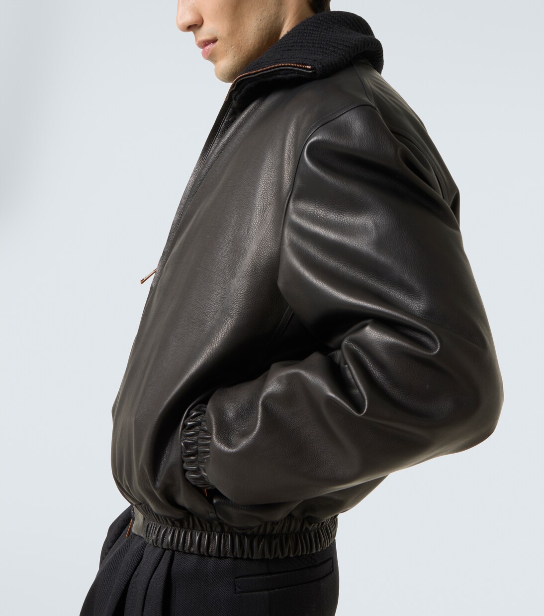 Leather bomber jacket | Zegna