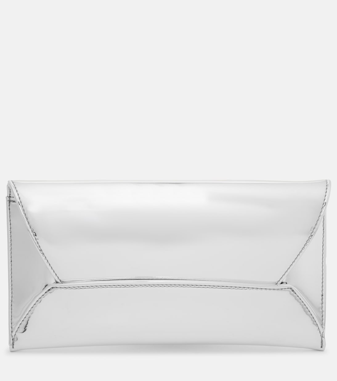 Envelope 메탈릭 레더 클러치 | Aquazzura