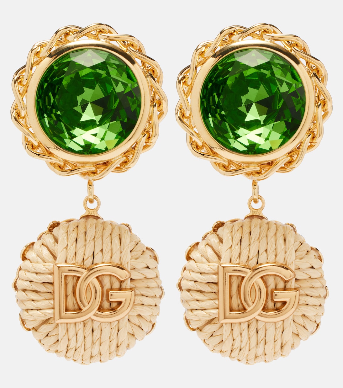 Boucles d’oreilles DG à cristaux | Dolce&Gabbana