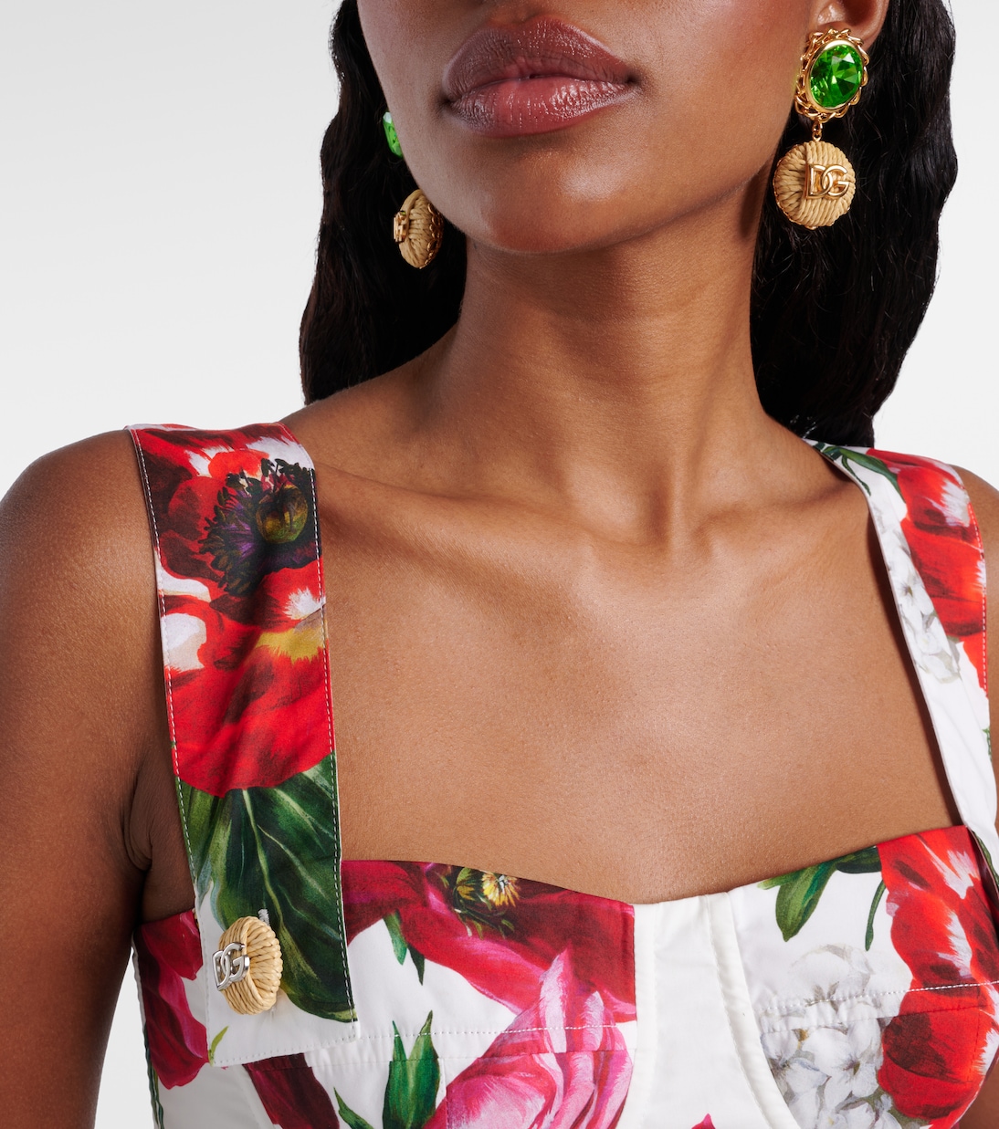 Boucles d’oreilles DG à cristaux | Dolce&Gabbana