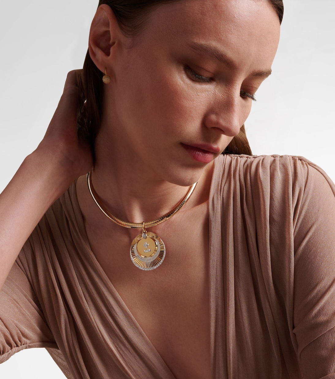 Collier Vivacity Medium en or 18 ct et diamants  | FoundRae