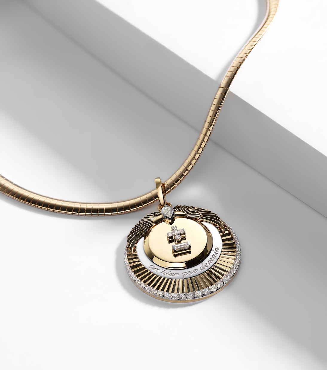 Collier Vivacity Medium en or 18 ct et diamants  | FoundRae