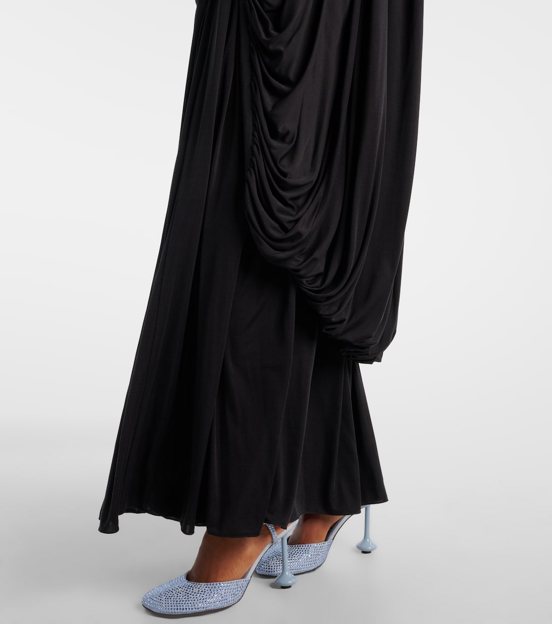 Vestido de fiesta de seda drapeado | Loewe