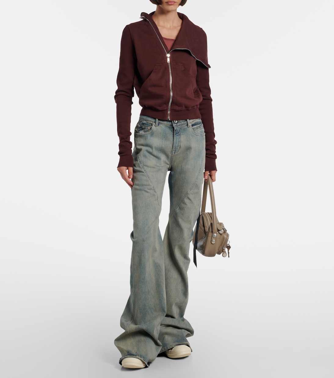 Sweat-shirt Mountain en coton | Rick Owens