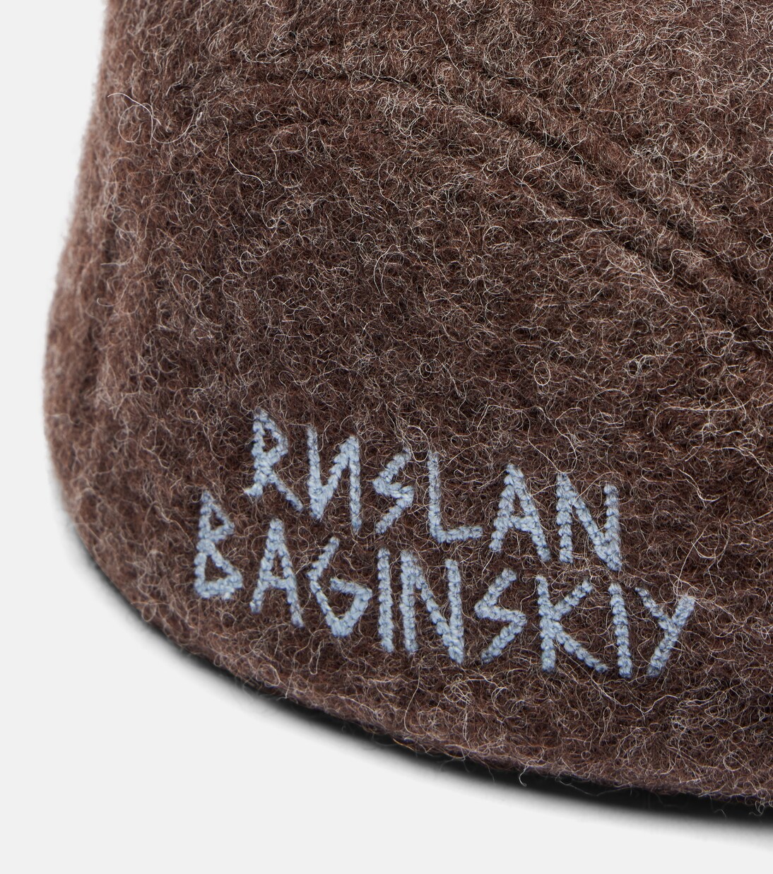Logo wool-blend newsboy cap  | Ruslan Baginskiy