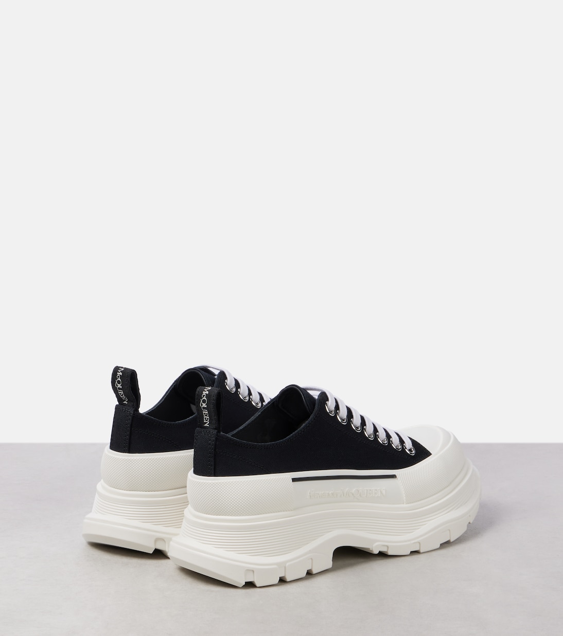 Tread Slick canvas platform sneakers | McQueen