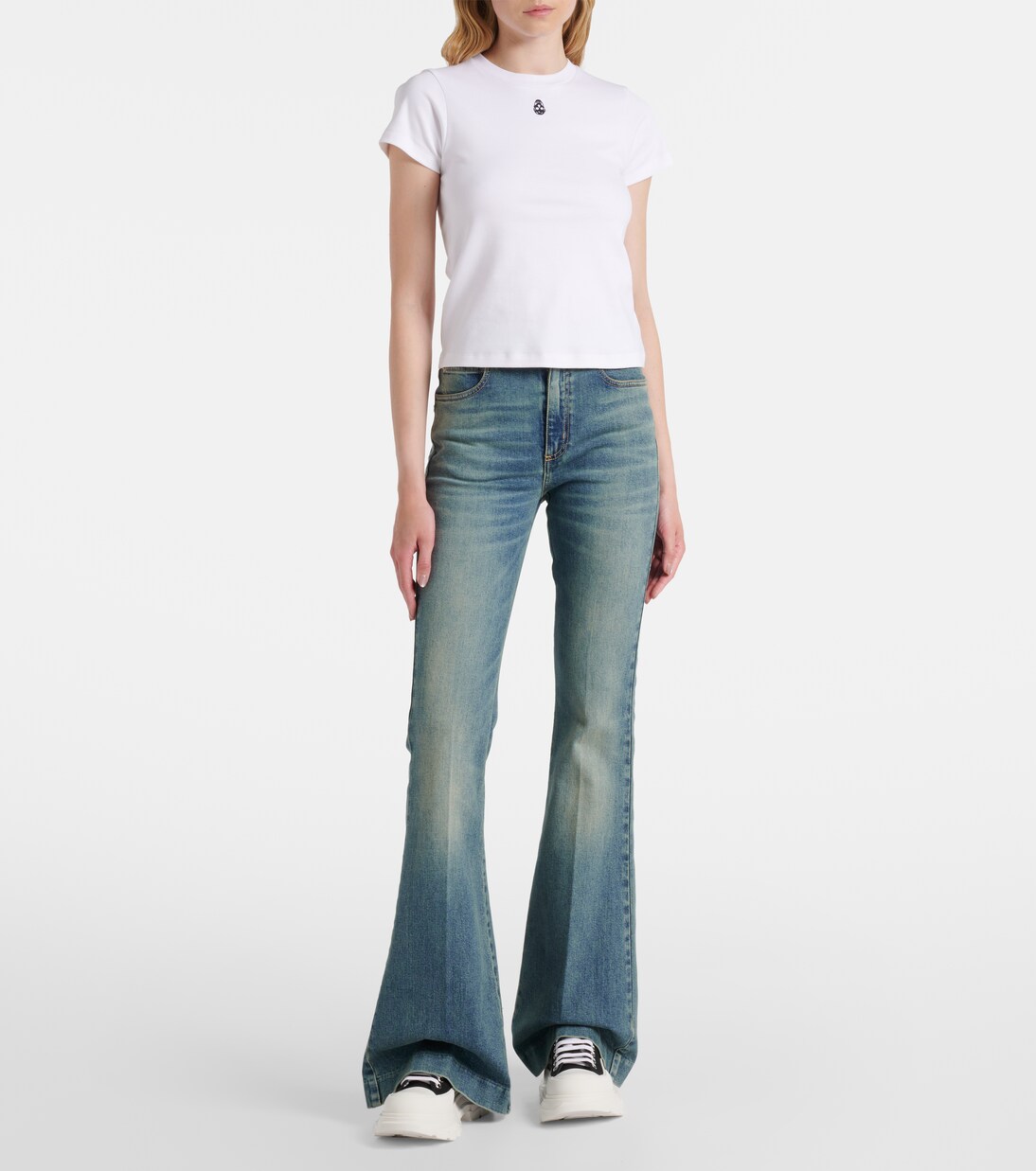Tread Slick canvas platform sneakers | McQueen